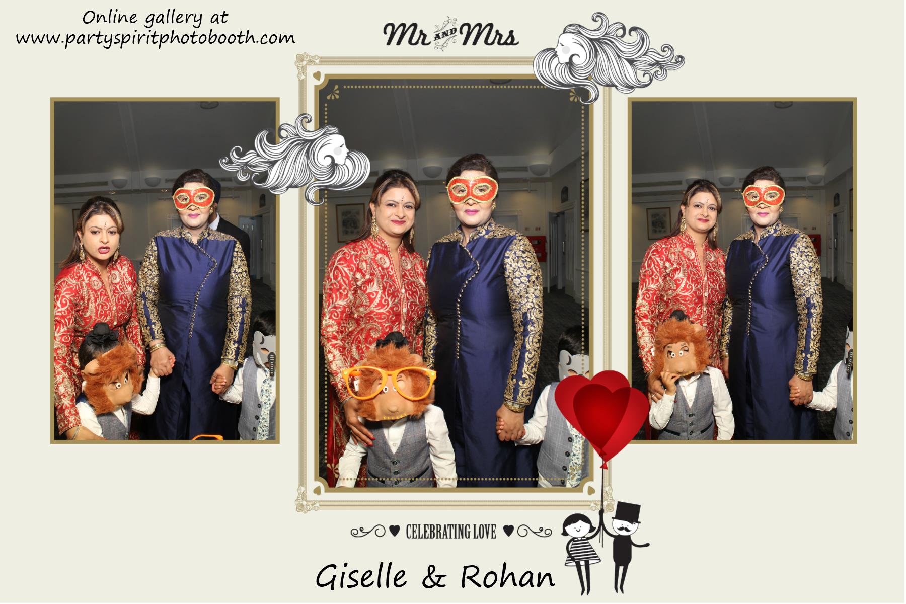 Giselle and Rohan's Wedding | View more photos from the event at gallery.partyspiritphotobooth.com/u/PartySpiritPhotoBooth/Giselle-and-Rohans-Wedding